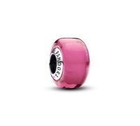Pandora 793107C00 - Rosafarbenes Murano-Glas Mini-Charm - Sterling Silber - Pink-Rosa