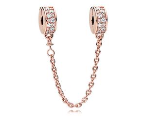 Pandora Charm - Pavé Glanz Komfortkette - 786322CZ roségold