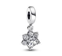 Pandora - Funkelnder Pfotenabdruck Charm-Anhänger - 792247C01 - Sterling Silber + Zirkonia - Klar