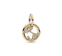 Pandora Schmuck 762724C01 Charm-Anhänger Sternzeichen Fische Goldfarben