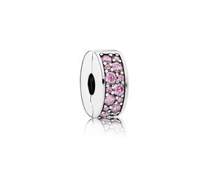 Pandora Charm - Rosafarbener Pavé-Glanz - 791817PCZ pink