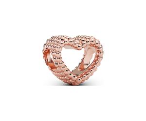 Pandora Charm Signature Offenes Metallperlen Herz 787516