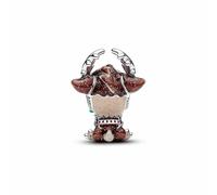 Pandora 794129C01 - Disney Eiskönigin Rentier Sven Charm - Sterling Silber - Emaille Braun