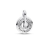 Pandora ME 793038C01 Charms - Sternzeichen-Rad-Medaillon-Charm - Sterling Silber - Zirkonia