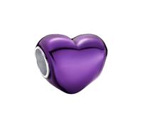 Pandora Charm - Violettes Metallic-Herz - 793337C01 lila