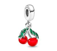 Pandora 791583C01 - Asymmetrische Kirsche Charm-Anhänger - Sterling Silber & Emaille Multicolor