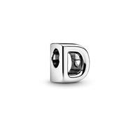 PANDORA Buchstabe D Alphabet-Charm aus Sterling-Silber - 797458