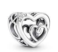 Pandora 790800C00 Verschlungene Unendlichkeits-Herzen Mom Charm - Sterling Silber