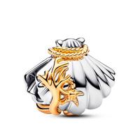PANDORA Disney Princesses Ariel Shell Lab-Grown Diamond Two-Tone 764403C01 Anhänger