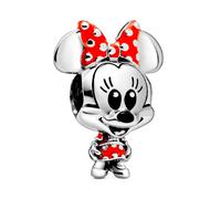 Pandora Charms Disney Minnie Mouse Charm mit gepunktetem Kleid und Schleife 798880C02