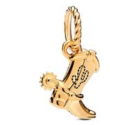 PANDORA Disney Pixar Toy Story Cowboystiefel Charm mit 14k vergoldete Metalllegierung, Kompatibel ME und Moments, 764606C01