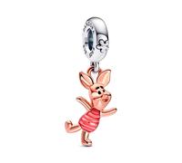 Pandora Disney Winnie Puuh Ferkel Charm-Anhänger - 782208C01 - 585 RoségoldVerg. - Mehrfarbig