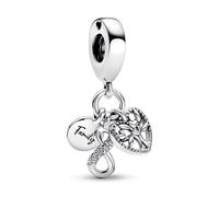 Pandora Schmuck 792201C01 Charm-Anhänger Familie Unendlichkeit Triple
