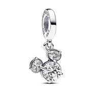 Pandora 793031C01 - Disney Micky Maus Funkelnder Kopf Silhouette Charm-Anhänger - Sterling Silber - Zirkonia