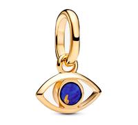 ME Mini-Charm-Anhänger Evil Eye, vergoldet