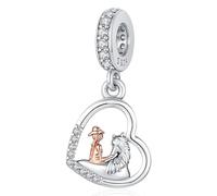 Pandora Charms Pferd 925 Sterling Silber Pandora Pferd Mädchen Charm Bead Passen Armband Anhänger Schmuck Pferdeschmuck für Frauen Damen Pferd Geschenke