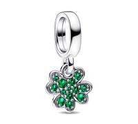 Pandora Schmuck 792751C01 Charm-Anhänger Vierblättriges Kleeblatt Silber