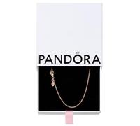 PANDORA Classic Cable Chain Kette in 14 Karat rosévergoldeter Metalllegierung Moments Collection