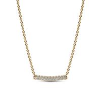 Pandora 362635C01-45 Pandora Einreihige Pavé-Stab Collier-Halskette - 45 cm - Gelbgold Vergoldung