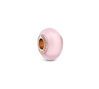 Pandora Colours Charm, 14-karätig Roségold-vergoldet, mit mattiertem Muranoglas