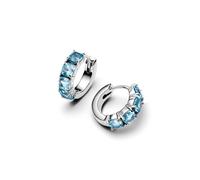 Pandora 293851C01 - hellblaue Creolen - Sterling Silber