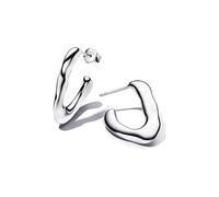 Pandora ESSENCE 293290C00 organisch Geformte Offene Ohrringe in V-Form - Sterling Silber