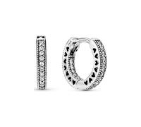 PANDORA - 296317CZ - Unendliche Herzen Kreolen - Creolen - Silber