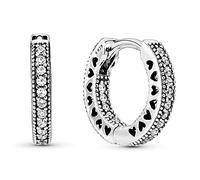 PANDORA Creolen "Unendliche Herzen Kreolen" Silber Zirkonia 296317CZ