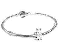 PANDORA Damen-Armband Geschenkset Silber 925 Engel der Liebe 39493-19 19 cm