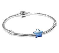 Pandora 21520 Damen-Armband Silber Geschenkset Blauer Stern 21 cm