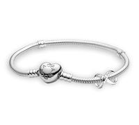 PANDORA Damen-Armband Starter-Set Silber Für Immer & Ewig Schmuckset mit Unendlichkeits-Charm für Frauen 925 Sterlingsilber, Symbol ewiger Liebe 28922-19 19 cm