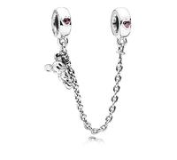 PANDORA - Disney Mickey Silber Sicherheitskette mit Zirkonia 797173CZR-05 cm