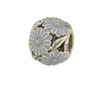 PANDORA Damen-Bead Gänseblümchen-Wiese 925 Silber Emaille - 791487EN66