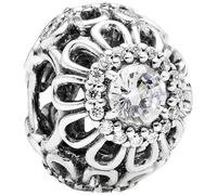 PANDORA Damen-Charm 925 Sterling Silber Zirkonia weiß 791260CZ