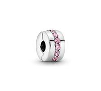 PANDORA - 791972PCZ - Pink Shining Path - Rosa leuchtender Pfad - Clip Charm