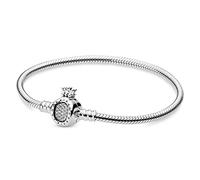 Snake chain sterling silver bracelet