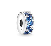 PANDORA - 791817NSBMX Blauer Pavé-Glanz - Silber Charm