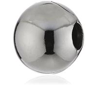 PANDORA Damen-Charmclip Sphere Schwarz Rhodium Plating 791000Br