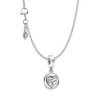 Pandora Damen-Collier Silber 925 Für Immer & Ewig Seelenverwandte eleganter Halsschmuck, wunderschönes Geschenk-Set für modische Frauen, 39816