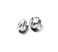 Pandora ESSENCE 293874C00 - gewellte kleine Ohrringe - Sterling Silber