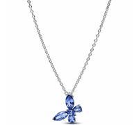 Pandora 394232C01-45 - Schmetterling Anhänger Halskette - Sterling Silber - Steinmix Blau - 45 cm