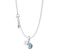 PANDORA Damen-Kette Chamäleon mit Farbwechsel 925 Silber Schmuck-Set mit Charm-Anhänger für Frauen 41758