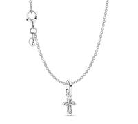 PANDORA Damen-Kette Funkelndes Kreuz Silber 68324-45