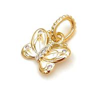 Pandora Damen-Kette_mit_Anhänger Silber_vergoldet 367962CZ