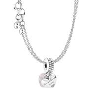 PANDORA Damen-Kette Mutter & Tochter Herz Geschenkset Muttertag 28504
