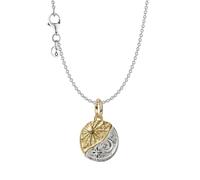 PANDORA Damen-Kette Silber Geschenkset Zweifarbig Sonne und Mond Bundle
