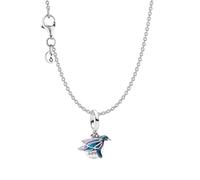 PANDORA Damen-Kette Silber Kolibri Schmuck-Set 28189 | zeitloser Halsschmuck für Frauen, elegante Geschenkidee und edles Accessoire