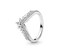 PANDORA Ring Tiara 197736CZ-52 – 925 Sterling Silber, klare Zirkonia, Gr. 52