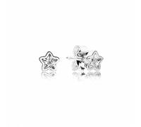 Pandora Damen-Ohrstecker Funkelnder Stern 925 Silber Zirkonia transparent Brillantschliff - 290597CZ