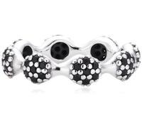 PANDORA Damen-Ring 925 Sterling Silber Kristall Gr.56 (17.8) 190889NCK-56